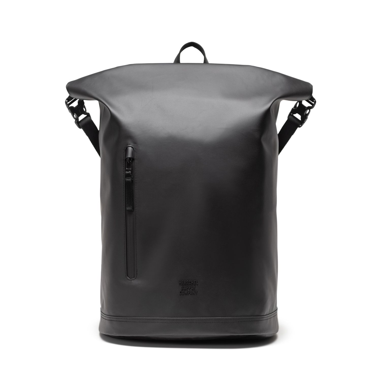 Black Roll Top Backpack