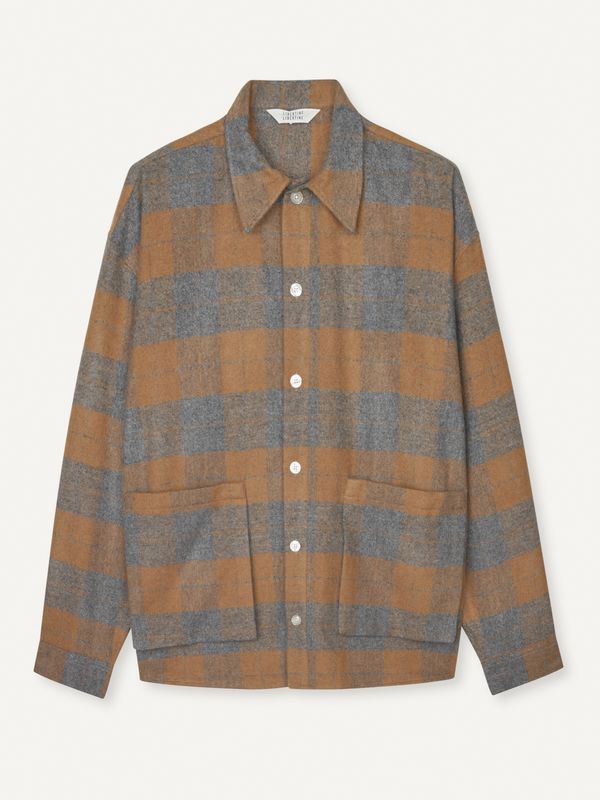Sandstone Check Venture Overshirt
