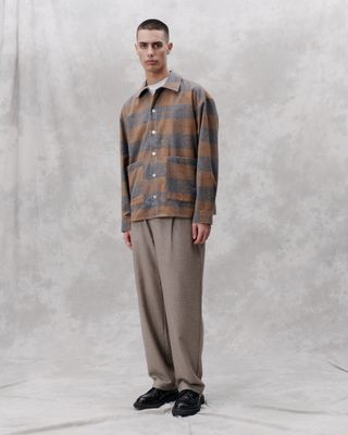 Sandstone Check Venture Overshirt
