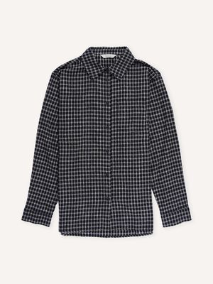 Black Check Record Shirt