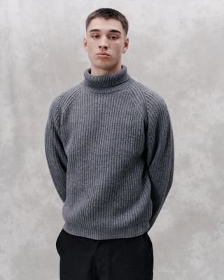 Grey Melange Session Knit