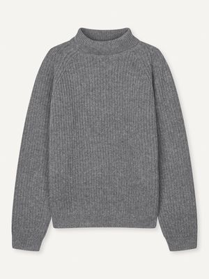 Grey Melange Session Knit