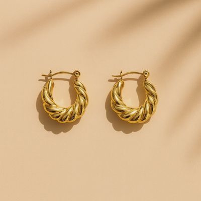 Serena Twist Hoops