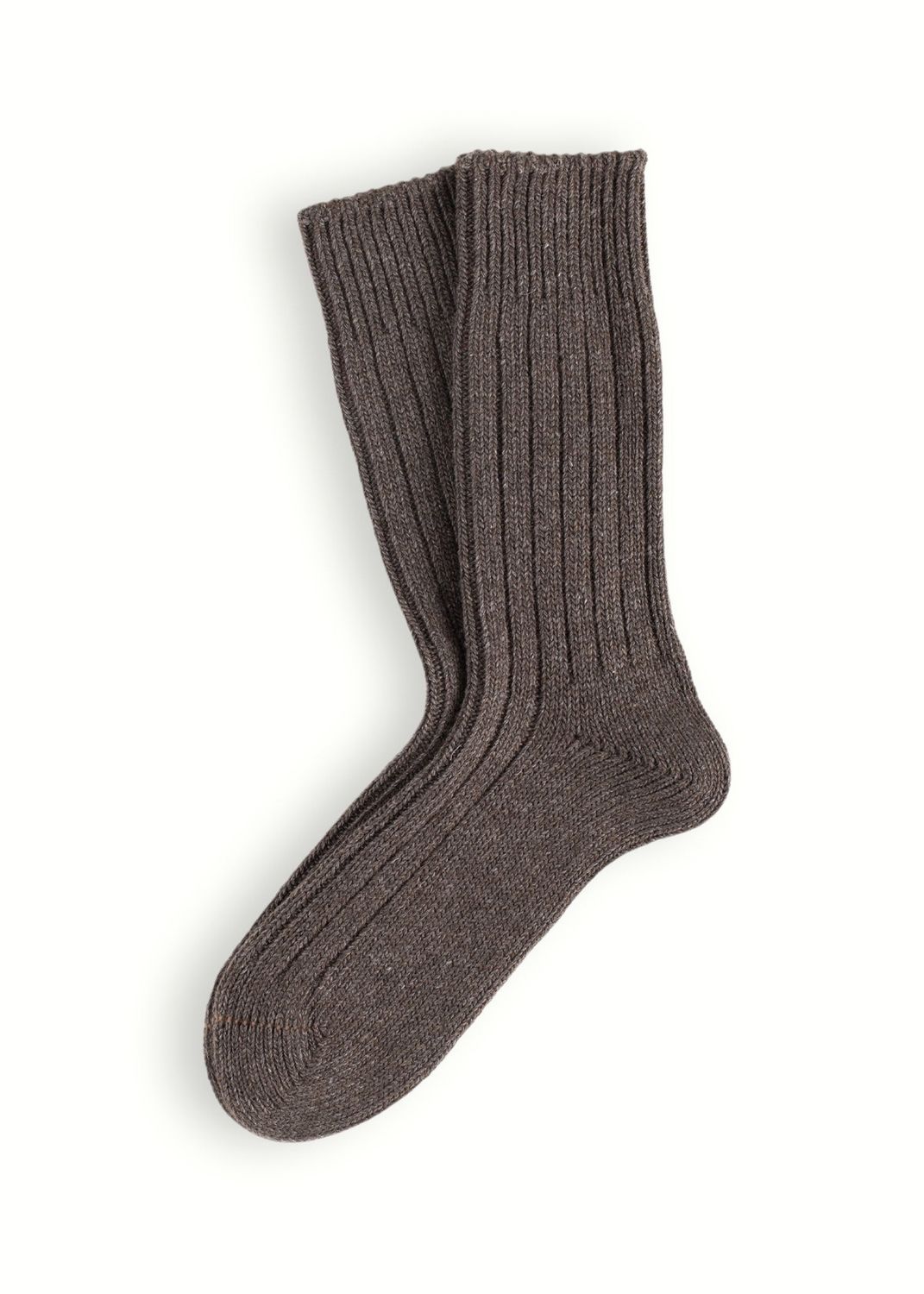 Soft Wool Socks, Colour: Coffee
