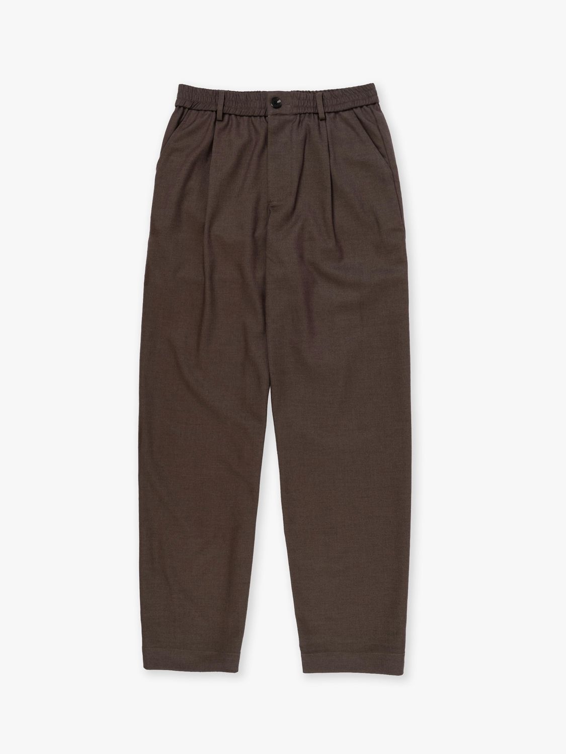 Brown Melange Agency Trouser, Size: S