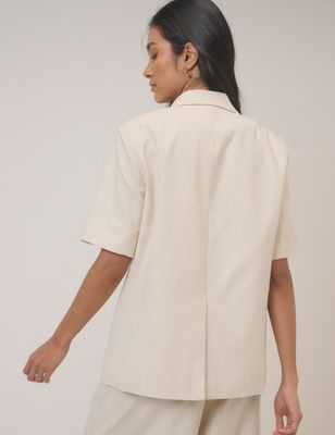 Short Sleeved Boyfriend Blazer