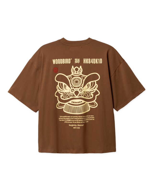 Beam Lion Mid Brown Tee