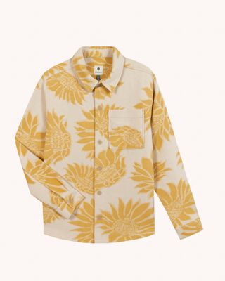 Ecru Floral Gastine Overshirt