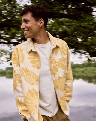 Ecru Floral Gastine Overshirt