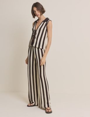 Crochet Stripe Trouser