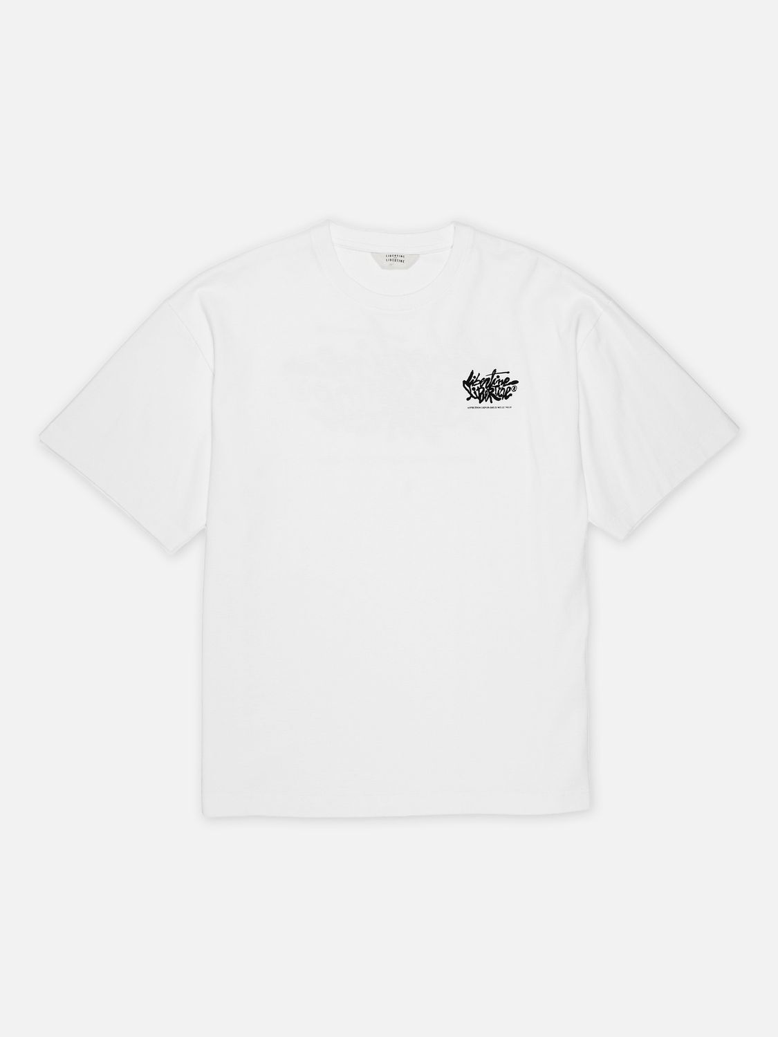Broke Era Logo Tee, Colour: White, Size: S