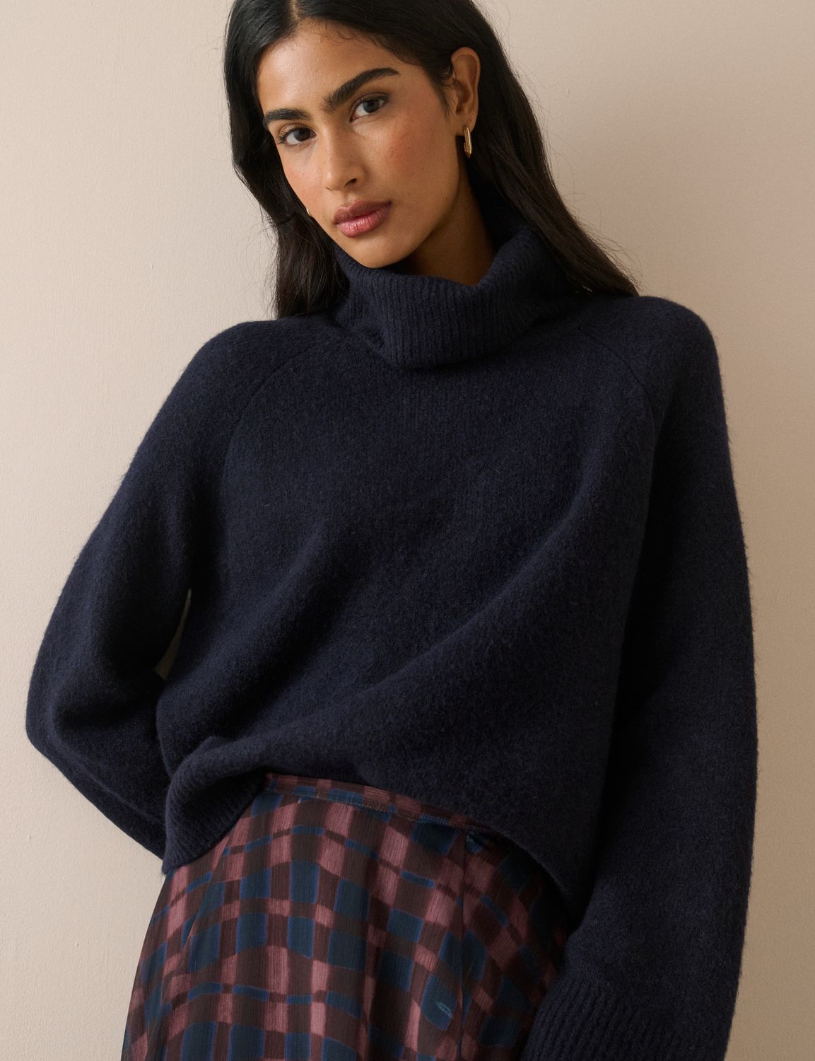 Roll Neck Jumper, Size: XS