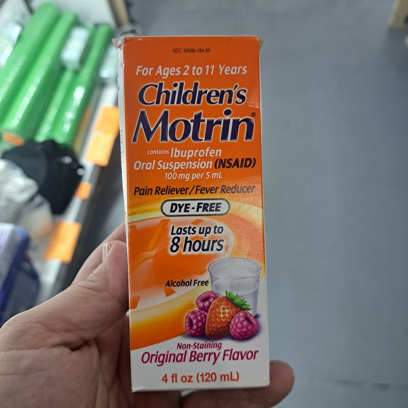 Motrin 2 to 11 yo