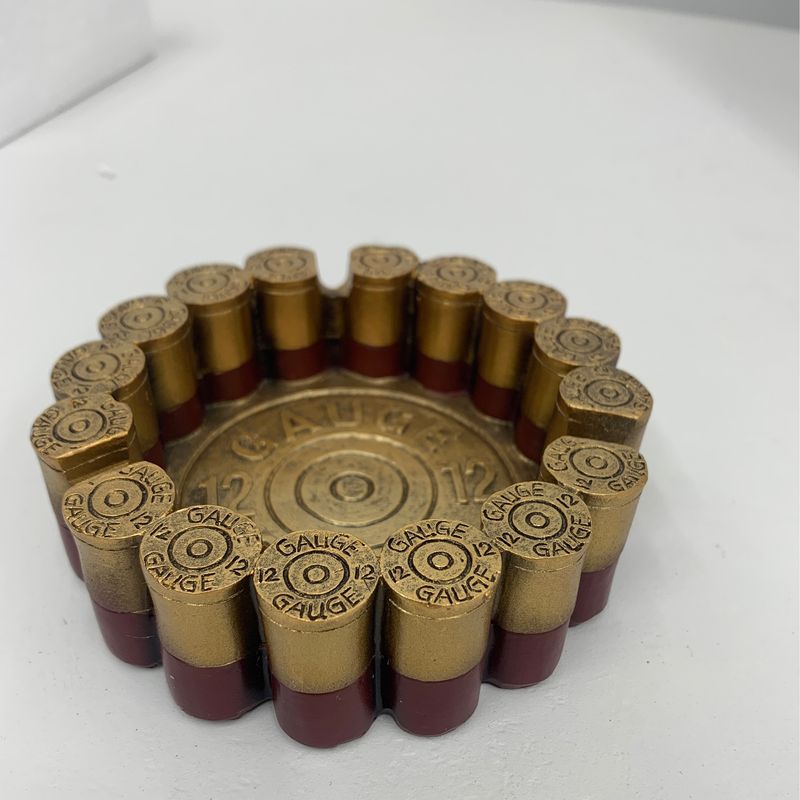 12 gauge ash tray decor