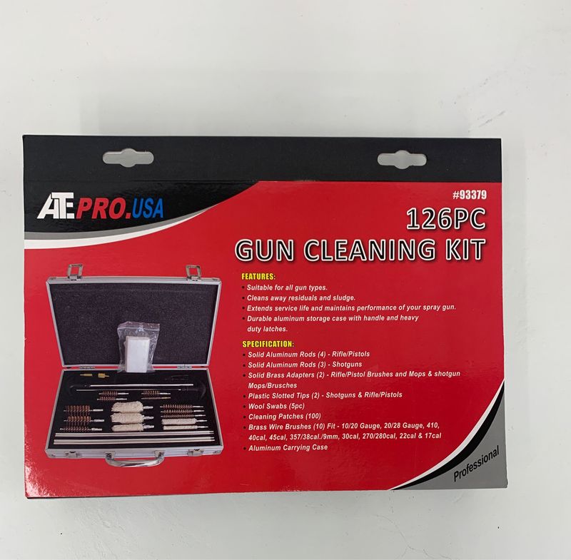 126pc gun cleaning set