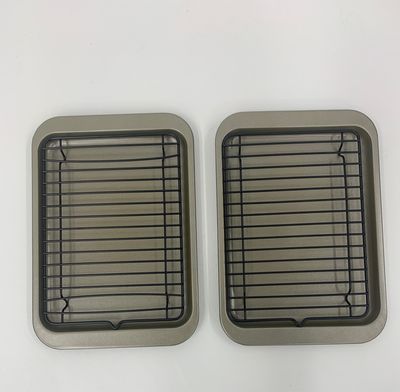 Set of 2 Roast &amp; Broiler Pan