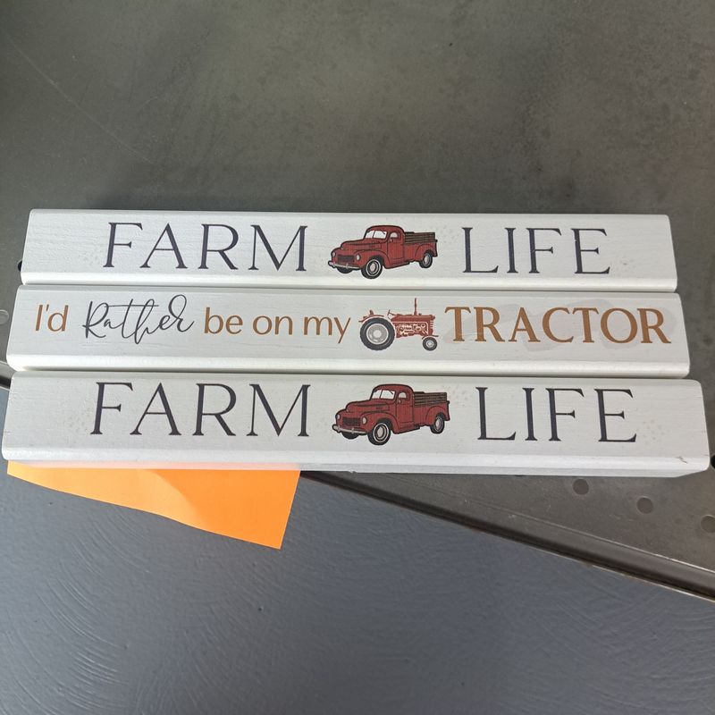 Phrase wood sign