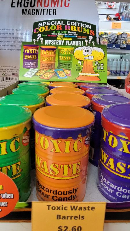 Toxic waste limited edition candy