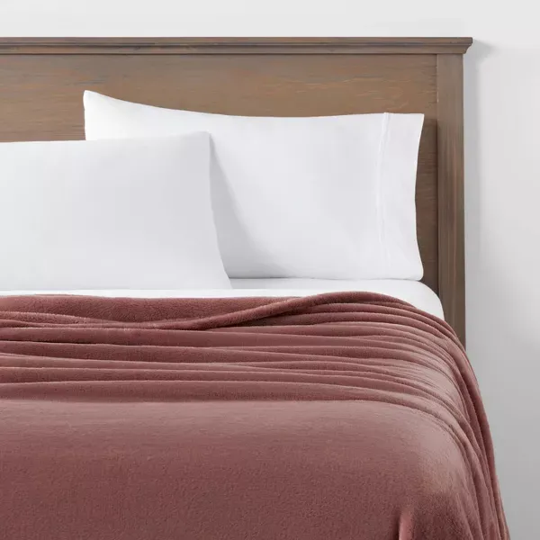 Threshold king microplush blanket