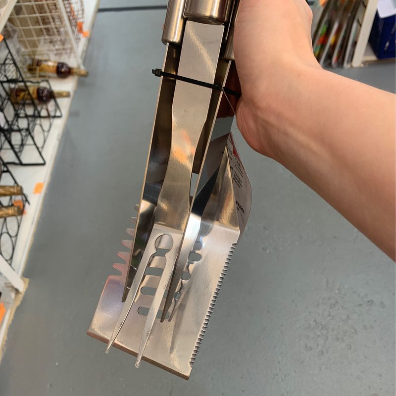 Stainless Chef Spatula premium BBQ set