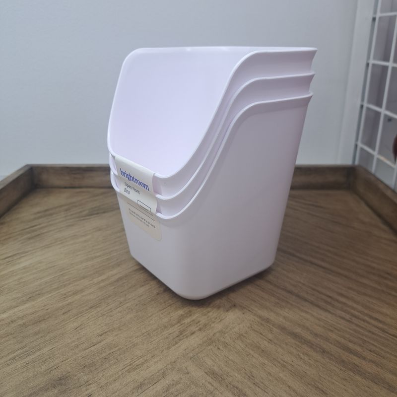 3-Pc. Mini Open Front (Stackable) Storage Bins