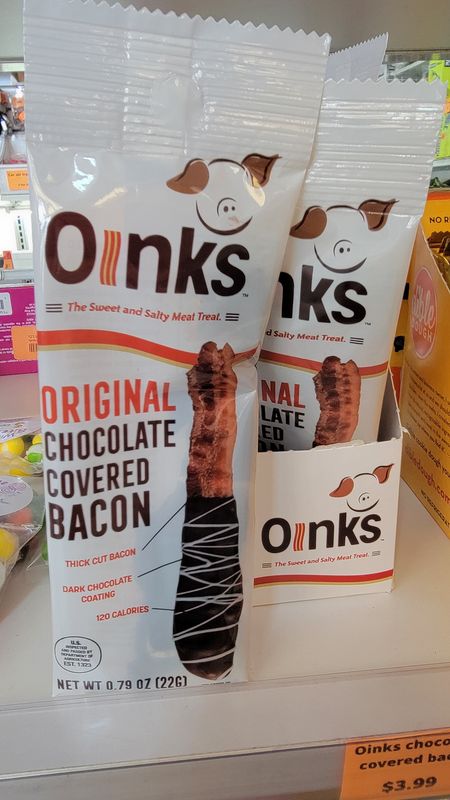 Oinks Chocolate Covered Bacon, 0.79oz