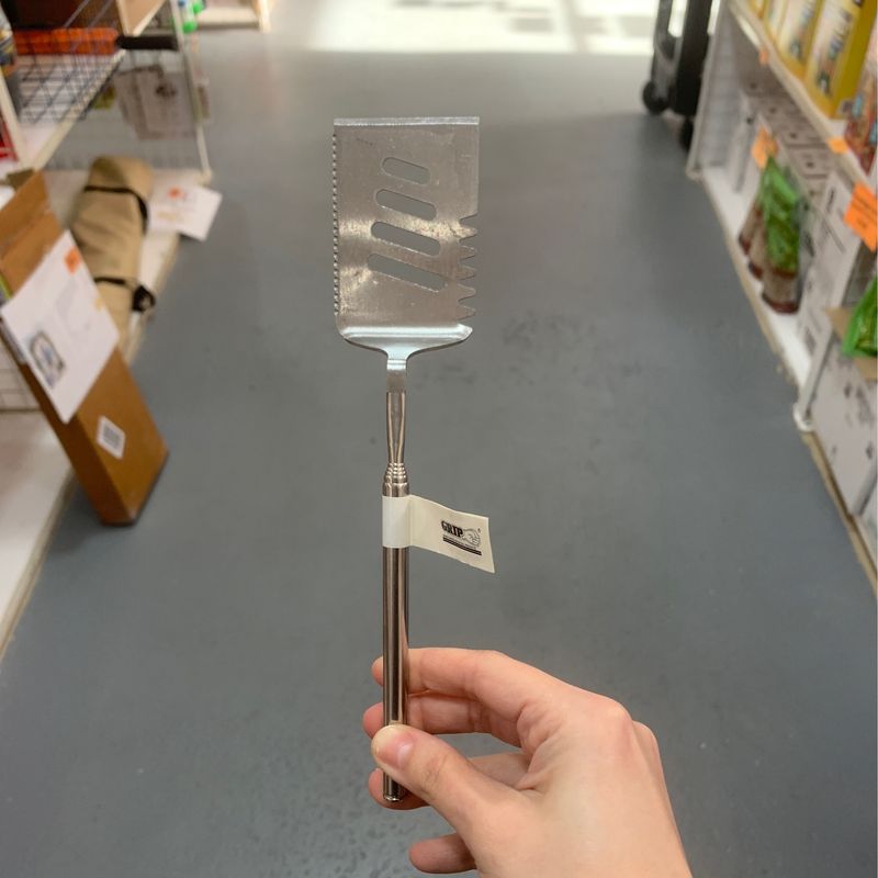 stainless telescopic spatula