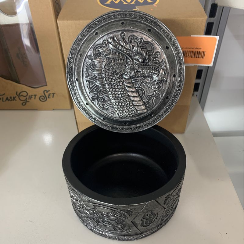 dragon stash container decor