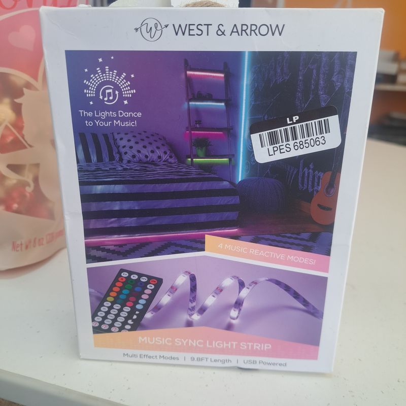 Music sync light strip