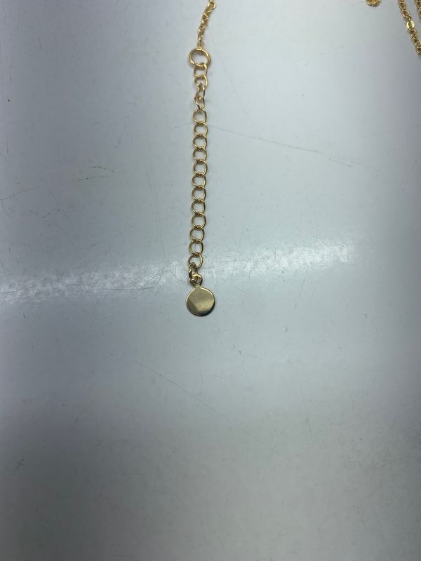 24k gold plated infinity zircon necklace