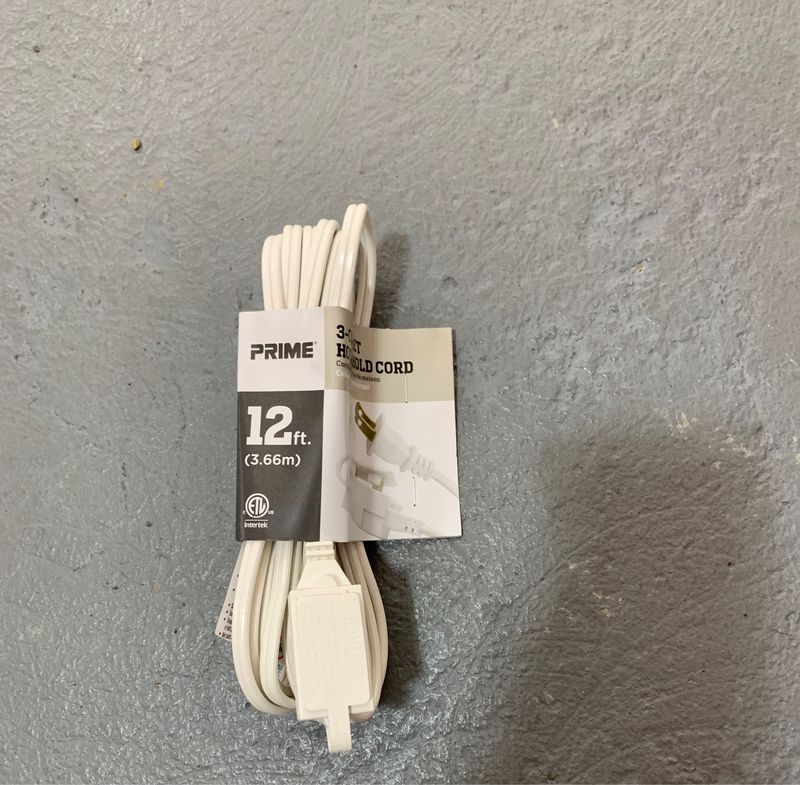 12' 3-Outlet Prime Extension Cord