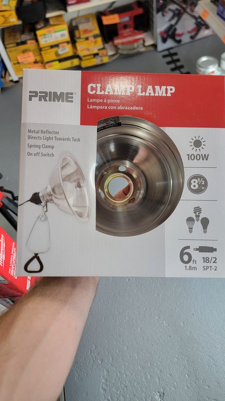 Prime Reflector Clamp Lamp