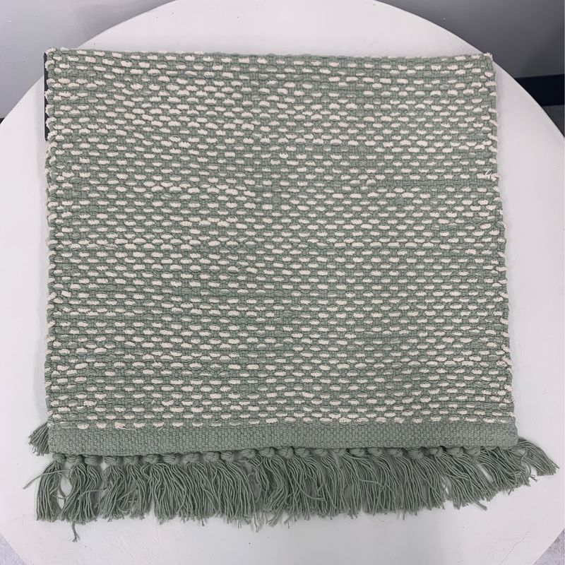 Bath rug 20x32 green threshold