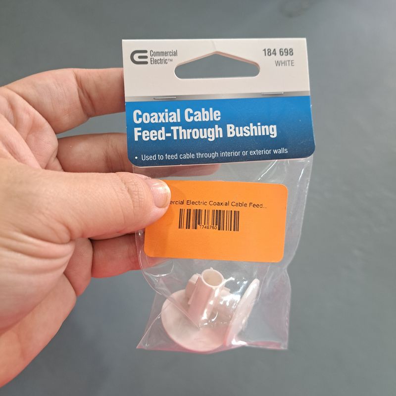 Commercial Electric Coaxial Cable Feed-Through Bushing