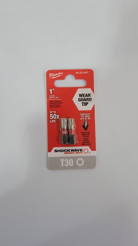 milw 1&quot; 2 pack bit