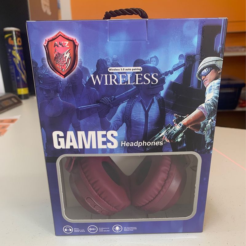AKZ Wireless Bluetooth Games Headphones