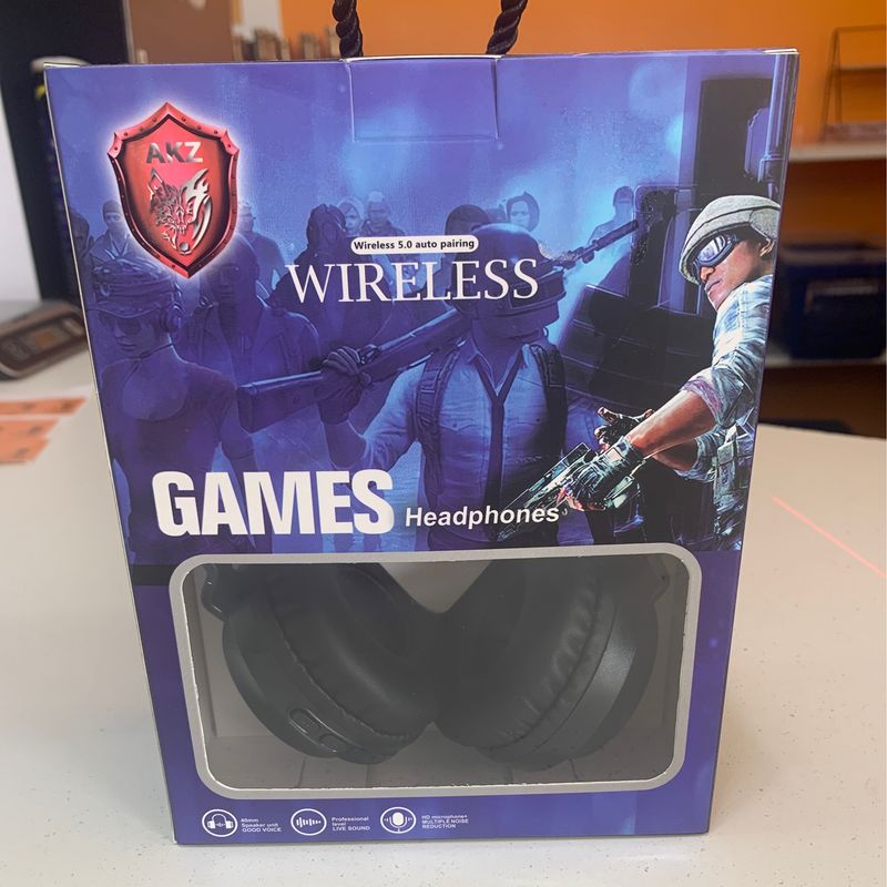 AKZ Wireless Bluetooth Games Headphones