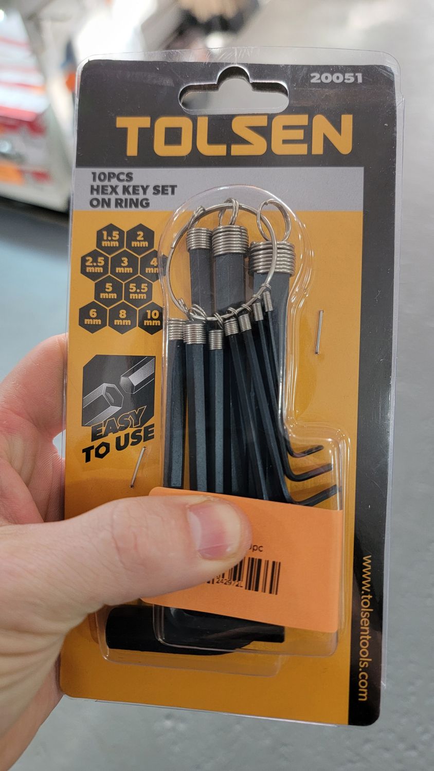 hex key set 10pc