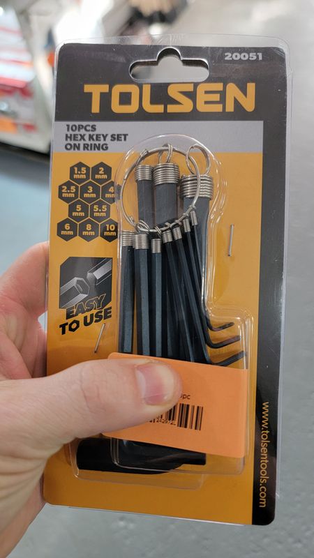 hex key set 10pc