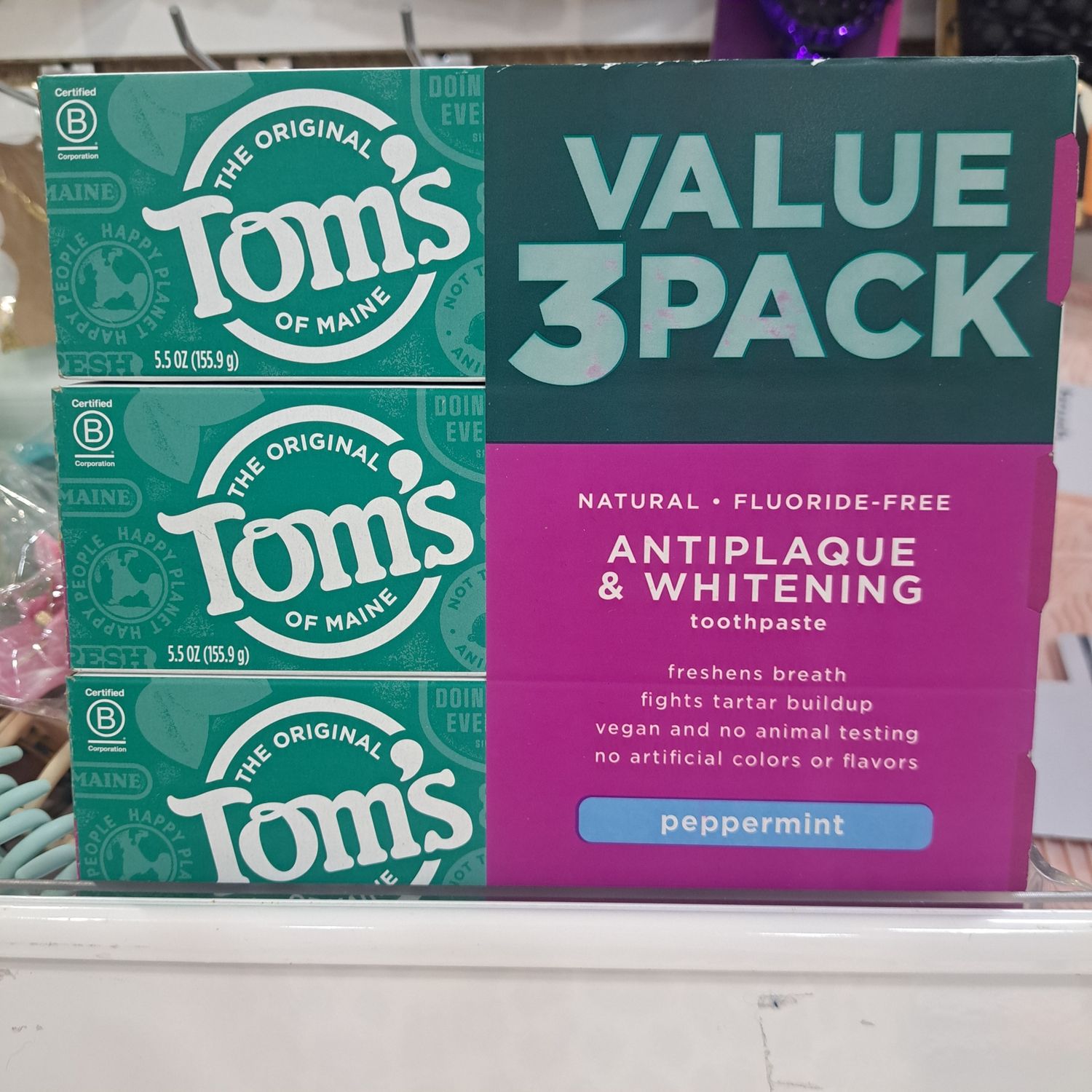 Tom's toothpaste 3pack