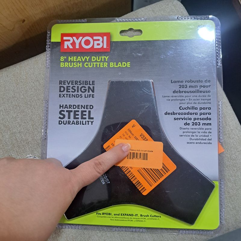 ryobi 8  heavy duty brush blade