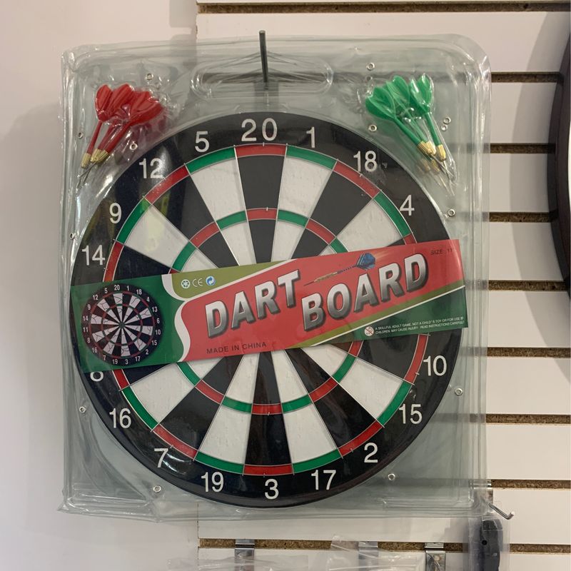 Double Sided Hangable Regular Size Dart Boards With Darts