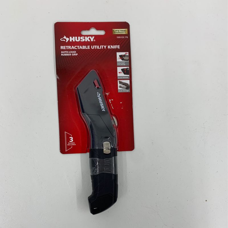 Husky Retractable Utility Knives