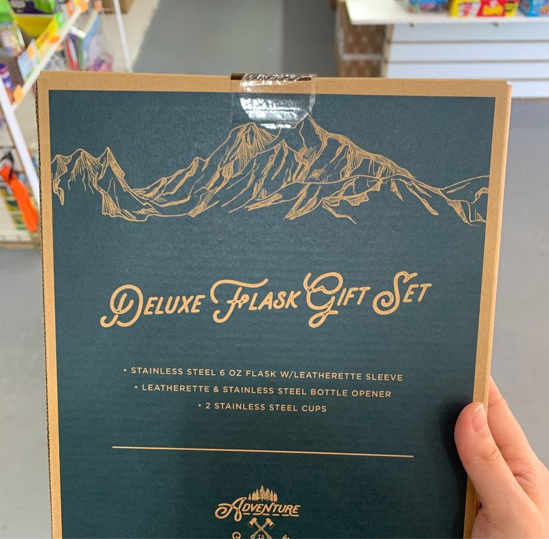 Adventure Is Out There' Deluxe Flask Gift Set