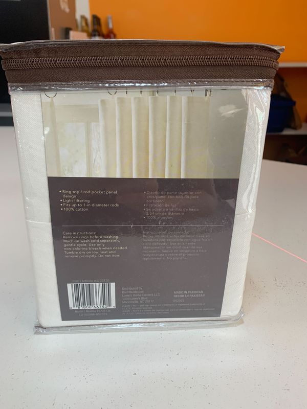 Allen+ Roth 50"x 95" Cloud Color Curtains