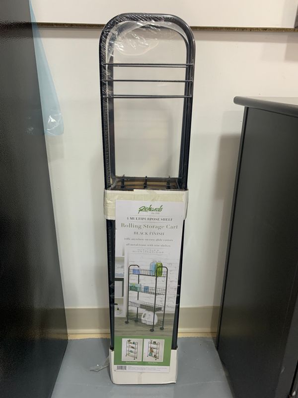 Richards 4 Multi-Purpose Shelf Rolling Storage Cart