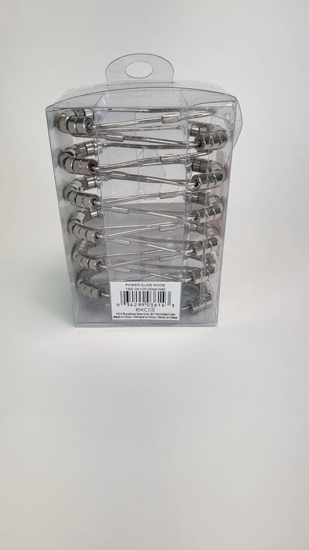 Excell Powerglide Shower Curtain Hook Set