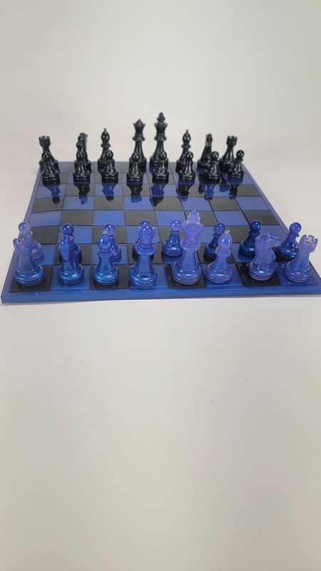 Chess Board Epoxy