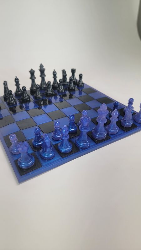 Chess Board Epoxy