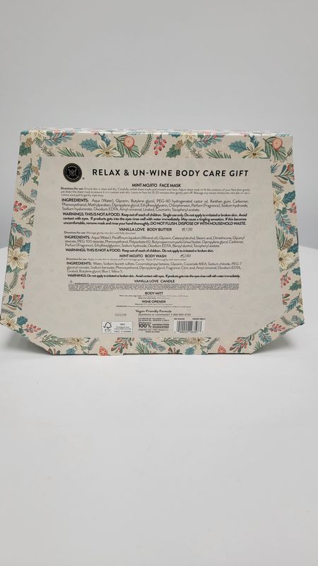 Relax &amp; Un-Wine Body Care Gift Set